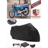 Haojin Sunny 125T Branda Siyah Arka Çanta Uyumlu(Topcase) Motosiket Brandası Motor Örtüsü Çadır Su Geçirmez Motosiklet Kılıfı Motor Brandası,lastikli,taşıma Torbalı