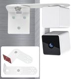 Haoyou Wyze Cam Pan V3/V2 için Döner Dış Köşe Duvar Montaj Braketi, Yapıştırıcı Matkap Yok Kurulum Kör Noktaları Azaltır ve En İyi Görünümü Elde Edin (2 Paket Beyaz)