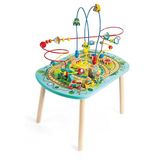 Hape Demiryolu Aktivite Masası, Boncuk Labirenti ve Eğitici Oyuncak, Ahşap Bacaklı