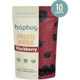HapHug 10'lu Paket Freeze Dried (Dondurularak Kurutulmuş) Böğürtlen - Freeze Dry Meyve Kurusu 10x20gr - 1 Adet