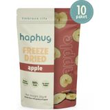 HapHug 10'lu Paket Freeze Dried (Dondurularak Kurutulmuş) Elma - Freeze Dry Meyve Kurusu 10x20gr - 1 Adet
