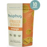 HapHug 10'lu Paket Freeze Dried (Dondurularak Kurutulmuş) Portakal - Freeze Dry Meyve Kurusu 10x20gr - 1 Adet