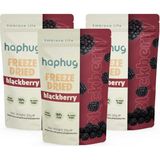 HapHug 3'lü Paket Freeze Dried (Dondurularak Kurutulmuş) Böğürtlen - Freeze Dry Meyve Kurusu 3x20gr - 1 Adet