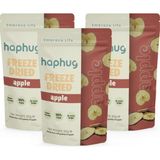 HapHug 3'lü Paket Freeze Dried (Dondurularak Kurutulmuş) Elma - Freeze Dry Meyve Kurusu 3x20gr - 1 Adet