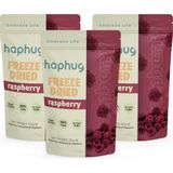 HapHug 3'lü Paket Freeze Dried (Dondurularak Kurutulmuş) Frambuaz - Freeze Dry Meyve Kurusu 3x20gr - 1 Adet