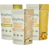 HapHug Freeze Dried (Dondurularak Kurutulmuş) Sarı Meyveler 3'lü Paket - Muz, Ananas, Mango Freeze Dry Meyve Kurusu - 85 gr