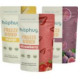 Haphug Freeze Dried (Dondurularak Kurutulmuş)Yaz Meyveleri 3'lü Paket - Çilek, Mango, İncir Freeze Dry Meyve Kurusu - 80 gr