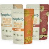 Haphug Freeze Dried Kış Meyveleri 3'lü Paket - Dondurularak Kurutulmuş Portakal, Muz, Elma Freeze Dry Meyve Kurusu - 70 gr