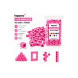 HAPPENS Birim Küp 1 cm 40 Adet Pembe– Matematik Materyali, Eğitici Oyuncak, Montessori ve Okul Öncesi Sayma Küpleri