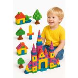 HAPPENS Construct Eğitici Oyuncak Yapı Oyuncağı Montessori Zeka Oyunu Stem Yapı Taşları Seti
