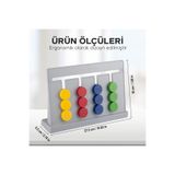 HAPPENS Master Abacus Rubik Abaküs Montessori Zeka Oyunu Dijital Oyun Kartları Ile Destekli