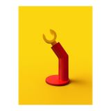 Happiears DEKORATİF LEGO KULAKLIK STANDI Kırmızı 10 x 10