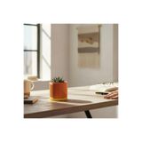 Happiears Modern Tasarım Dekoratif Saksı - Pastel Serisi Turuncu