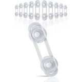 HappiestBaby İdeal Baby 10 Adet Çok Amaçlı Dolap Çekmece Mobilya Kilidi Çocuk Bebek Güvenlik Emniyet Kayışı Çift