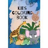 Happy Animals Coloring Book for Toddlers
