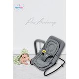 Happy Baby Plus Bebek Ana Kucağı - Kademeli ve Sallanır 0-18 kg Kapasite ile Konforlu Kullanım - Beyaz