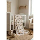 Happy Bear Desenli Soft Touch Termal Bebek Battaniyesi Cbt0004 Renkli 100 X 150