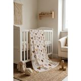 Happy Bear Desenli Soft Touch Termal Bebek Battaniyesi CBT0004