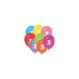 Happy Bırthday 3 Yaş"baskılı 12" Pastel Balon