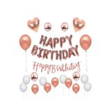 Happy Birthday Balon Set, ROSE 43654734634634634