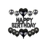 Happy Birthday Balon Set, SİYAH 4365475046