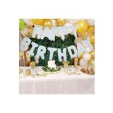Happy Bırthday Beyaz Renk Folyo Balon Seti