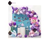 Happy Birthday Deniz Kızı Bannerlı Lüks Doğum Günü Parti Set Doğum Günü Süsü