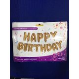 Happy Birthday Folyo Balon Altın Renk