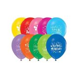 Happy Birthday Iyiki Doğdun Baskılı Karışık Renk Balon 20 Adet