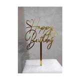 Happy Birthday Pasta Süsü Gold - 0,35 lt