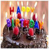 Happy Bırthday Renkli Pasta Mumu Doğum Günü Dekoratif Pasta Mumu Kapalı Paket - set