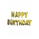 Happy Bırthday Set Balon, GOLD