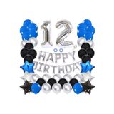 Happy Bırthday Yaş Balon Set, 12