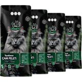 Happy Cat Litter Happycatlitter 40 Litre Topaklanan Çam Peleti Kedi Kumu ( 4 Adet )