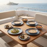 Happy Chef Grey Quartz 16 Parça Yemek Takımı, Çanta Hediyeli, Thermoset Melamin