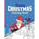 Happy Christmas Coloring Book