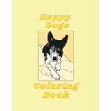 Happy Dogs Coloring Book