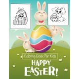 Happy Easter Coloring Book for Kids