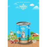 Happy Farm Yaş Kedi Maması Kuzu Etli 415 Gr 6 Adet