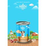 Happy Farm Yavru Yaş Köpek Maması Kuzu Etli 415 Gr 24 Adet