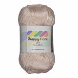 Happy Fiore Parlak Örgü İpi - 100 g / 230 m - Yün/Poliamid/Akrilik Karışımı - Parlak Dokulu, Yumuşak ve Dayanıklı (Bej)