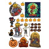 Happy Halloween Sticker Set-1 16 Parça Telefon, Tablet, Defter, Laptop Sticker