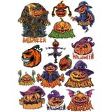 Happy Hallowen Sticker Set 14 Parça Telefon, Tablet, Defter, Laptop Sticker