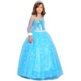 Happy Kids Kız Çocuk Elsa Elbisesi Tarlatanlı Kabarık Elsa Kostümü Kız Çocuk Abiye Elbise 5-6 Yaş Ma - Çok Renkli