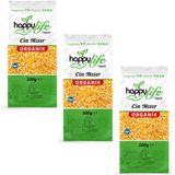 Happy Life Organik Cin Mısır 500 gr X3 Adet - 1,5 kg