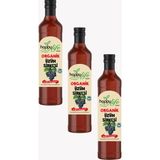 Happy Life Organik Üzüm Sirkesi 500ml x 3 Adet - 1,5 lt