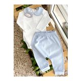 Happy Moon Bebek giyim erkek bebek ikili takım body zıbın şalvar alt %100 pamuk yenidoğan 0-2 ay Happy Moon