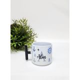 Happy Mountains Isme Özel Kişiye Özel Gemiciye Hediye Gemi Çapa Baskılı Porselen T Kupa Bardak Latte Fincanı - Renkli