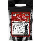 Happy New Year Pack Dövme Şablon Seti ve Siyah Sprey