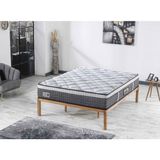 Happy Night Loft Pocket Yaylı Full Ortopedik Luxury Yatak - Gri - 150 x 200 cm